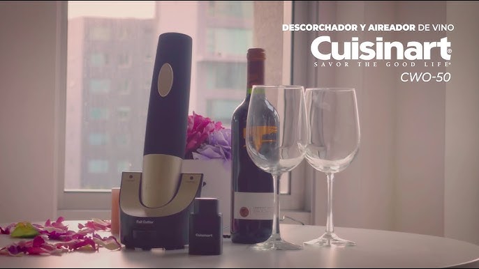 Cuisinart Electric Corkscrew Wine Opener with Vacuum Sealer CWO-50