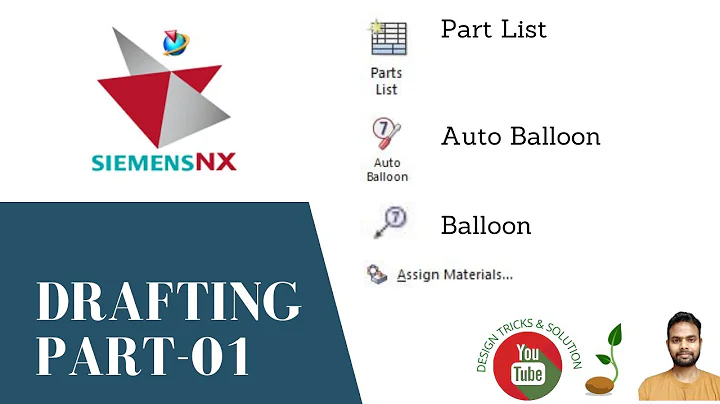 Drafting in Siemens NX10 -Part-1| Siemens NX 10 Drafting Step by Step