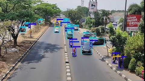 YOLOV4 Object Detection in Traffic - Bandung, Indonesia