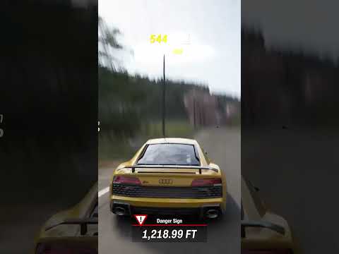 Audi R8 Wheelie Landing | Forza Horizon 6