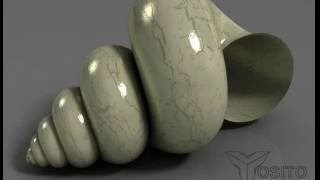 Modeling a snail shell, golden ratio rhino 3d