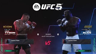 EA Sports UFC 5 - Mike Tyson '88 vs Kimbo Slice '09 (Legendary Difficulty)