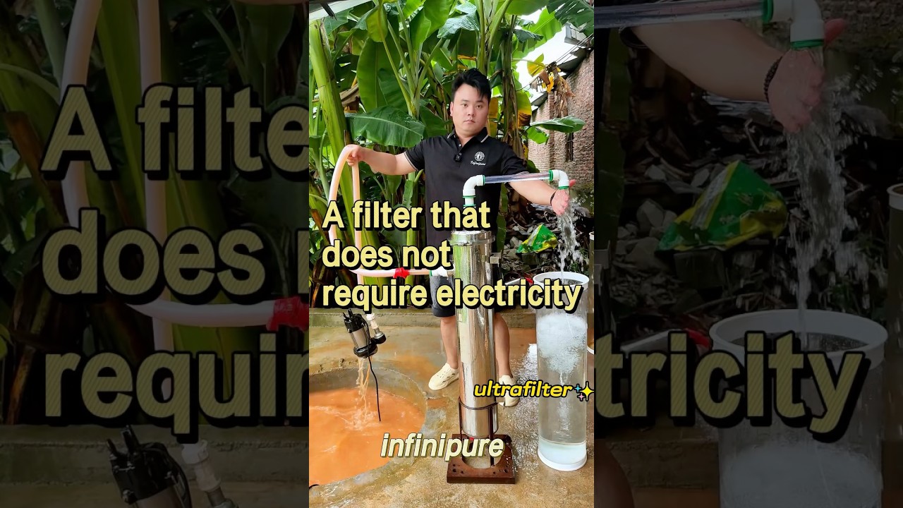 Efficient Demonstration of the muddy water filtering 