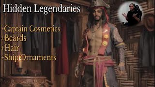 Skull and Bones Hidden Legendary Captain cosmetics ☠️