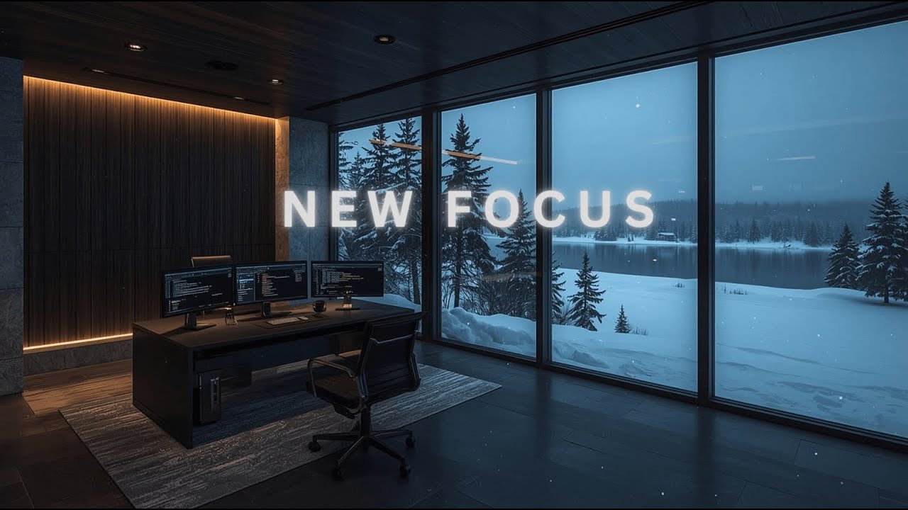 Deep Work Music - New Year Focus for Coding, background mode