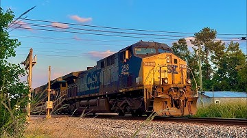 CSX E041-17 with CSXT CW44AC 258 leading with a Great Weak NF K5LA on 09/17/2025