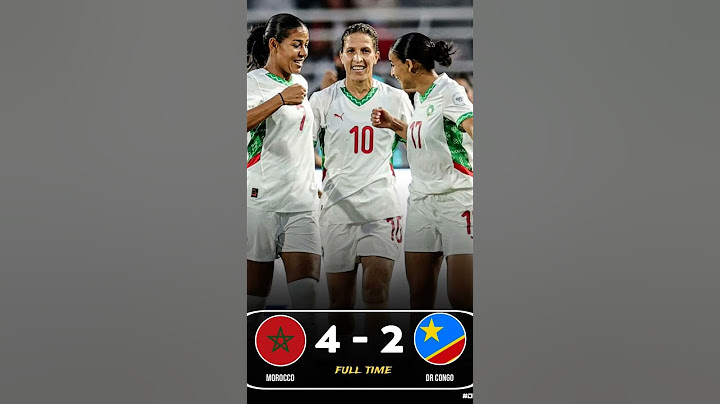 المنتخب الوطني المغربي يحقق الفوز ب4/0 أمام الكونغو 🇲🇦😍