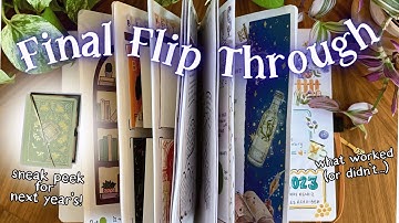 Final Reading Journal Flip Through of 2024 💫 + a sneak peak at next year