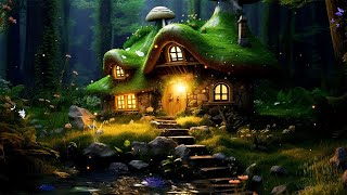 24/7✨🌻 Magical Green Moss House ✨🌻 Soothing Flute & Nature Sounds | Eliminate Negativity, Relax