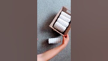 How to fold tea towels #folding #towels