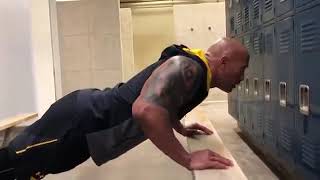 The  Rock - Dwayne Johnson -Insane Push ups I Epic Youtube Videos