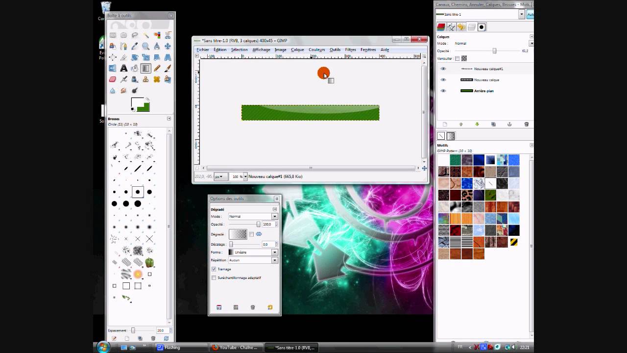 Gimp faire une signature ! - YouTube