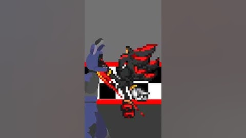 Dark super Shadow vs ignited fnaf #fpyシ #sticknodes #animation #edit #sonic #fnaf