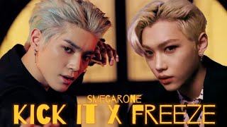 SKZ X NCT - FREEZE X Kick It Remix (short mashup)