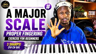Master the A Major Scale with Proper Fingering 🎹