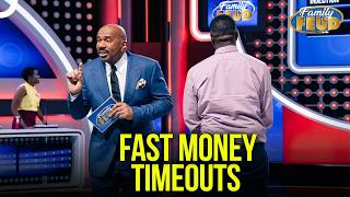 When Fast Money Adrenaline TAKES OVER! | Family Feud Compilations