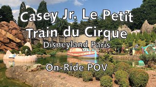 Casey Jr. Le Petit Train du Cirque at Disneyland Paris On Ride Reverse POV