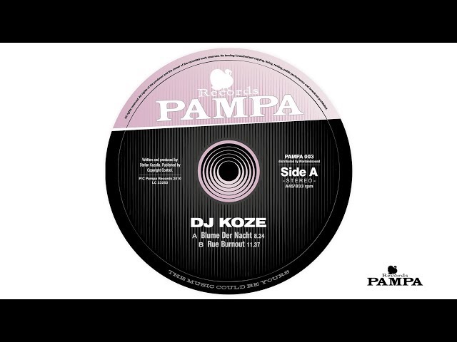 DJ Koze - Blume der Nacht