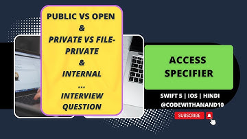 Access Specifier in Swift 5 | Public Vs Open | Private Vs File-Private | Internal#interviewquestions