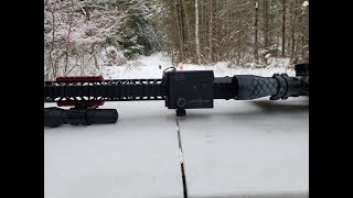 SightMark lopro green laser on .450 full test(cold/shock/accuracy)and review.