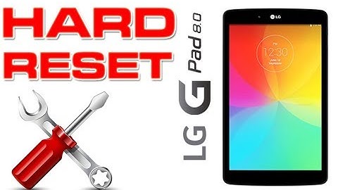 LG G Pad V490 hard reset