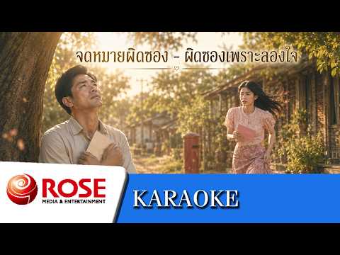 จดหมายผิดซอง | ผิดซองเพราะลองใจ (คาราโอเกะซาวด์ดนตรี)