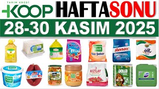 Tarim Kredi̇ Koop Market 30 Kasim 2025 Tari̇hi̇ne Kadar Geçerli̇ Haftasonu Firsat Kataloğu
