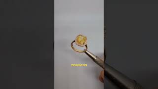 #PushyarkaJyotisyaGemstone #YellowSapphire  #GoldRingDesign #JewelryShorts #GemstoneJewelry  #Luxury