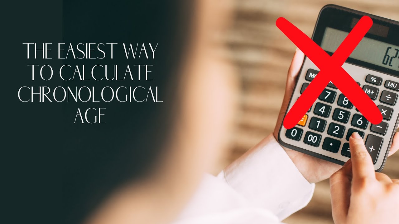Finally, a quick and accurate way to calculate chronological age - YouTube