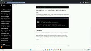 Looping through 2 dictionaries in python