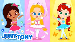 Princesas Bailarinas 🩰💖 | Músicas de Princesas para Crianças | JunyTony em Português