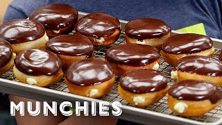 Homemade Boston Cream Donuts - The Cooking Show
