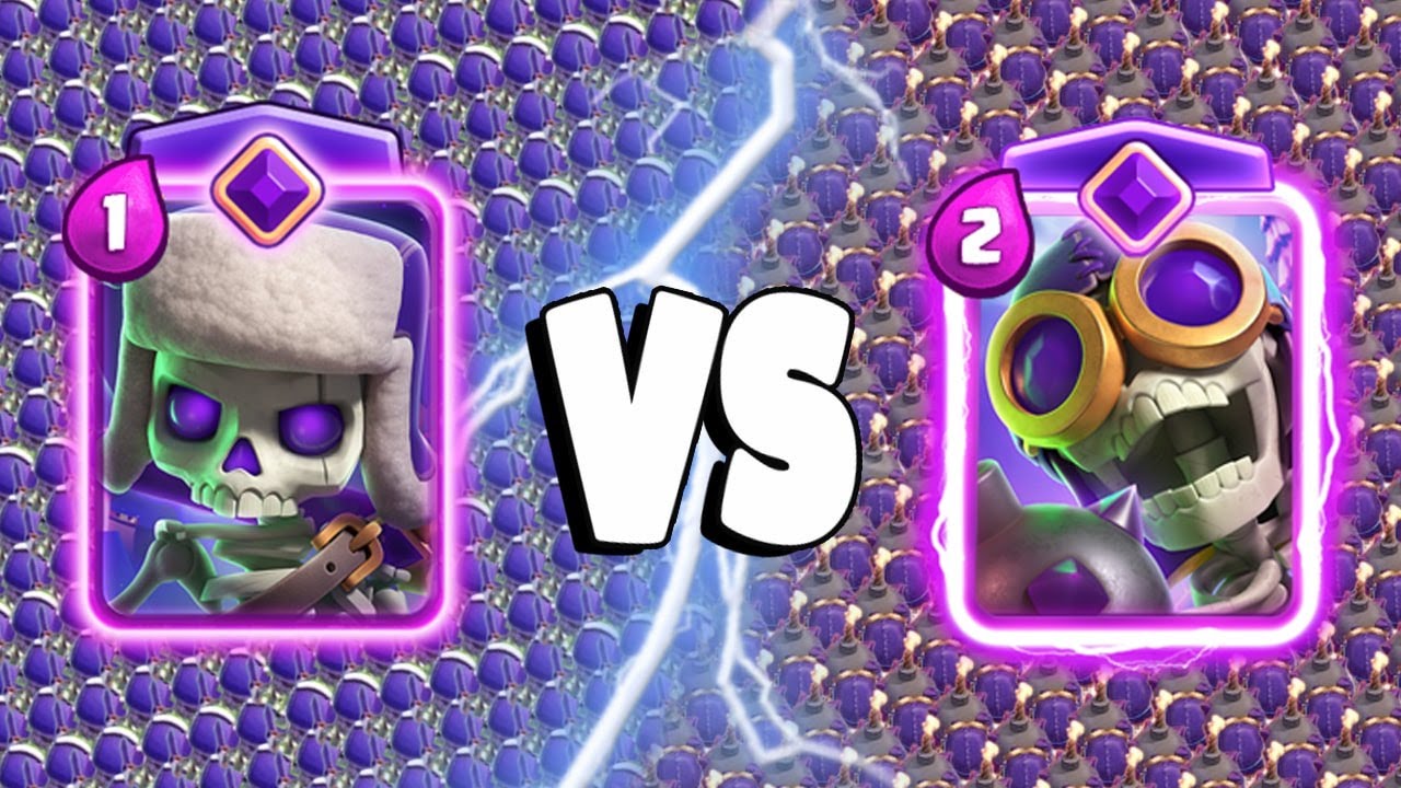 ⁣EVOLVED SKELETONS Vs EVOLVED BOMBER - Clash Royale Challenge