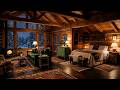 🔴The Cabin Drifted Beyond Memory, yet Held Its Warmth | Cozy Fireplace Sounds for Deep Rest 🔥