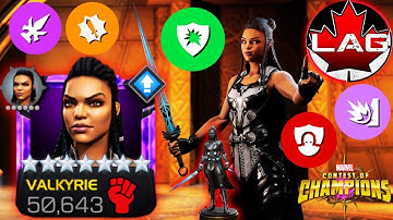 NEW 7⭐Valkyrie WAY BETTER THAN I THOUGHT!? Best Unstoppable Counter In Game! Asgardians Gala! - MCOC