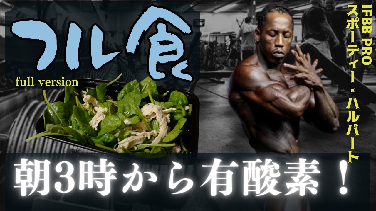 【和訳】プロビルダーの減量フル食 【スポーティー・ハルバート】