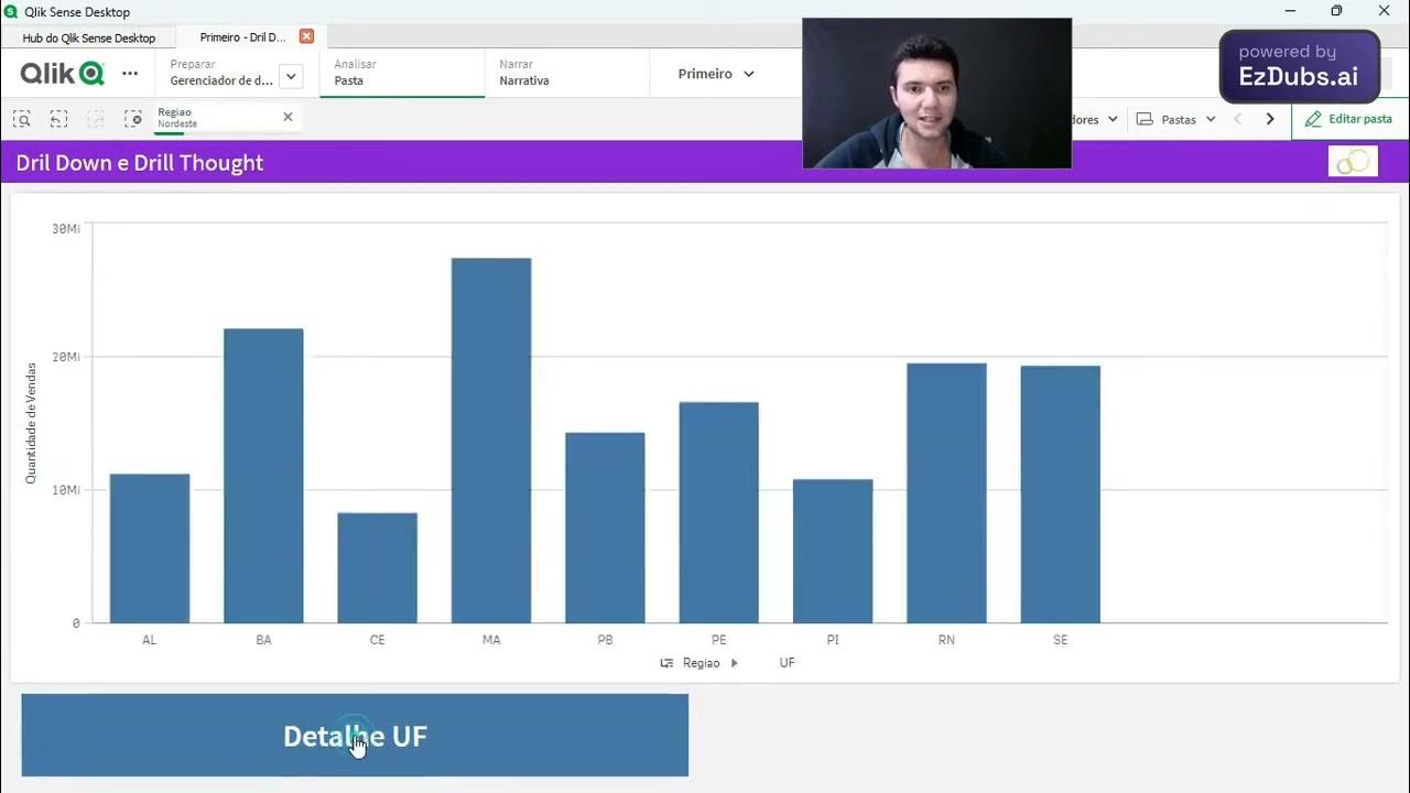 How to "Drill Down" and "Drill Through in Qlik Sense YouTube