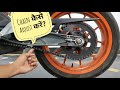 How To Check & Adjust Chain Slack Of A Motorcycle