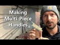 Making multipiece handles for knives with matt gentry