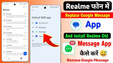 Realme Phone Replace Google Message App Kaise Kare | How To Change Realme Old Message App On Realme