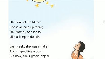 "THE MOON " lesson 2 class 4 English M.P BOARD