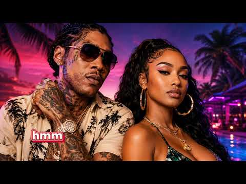 Vybz kartel ft. Shenseea - Let it flow (lyrics video) Mp4