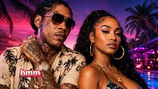 Vybz kartel ft. Shenseea - Let it flow (lyrics video) Mp4