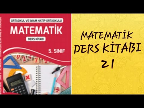 5.SINIF MATEMATİK ÖZGÜN YAYINLARI ( SAYFA 21 ) // MATEMATİK DERS KİTABI // MATEMATİK ÖDEV ÇÖZÜMLERİ