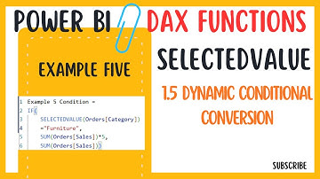 Dynamic Conditional Conversion in Power BI Using SELECTEDVALUE | #powerbi #powerbitutorial #dax