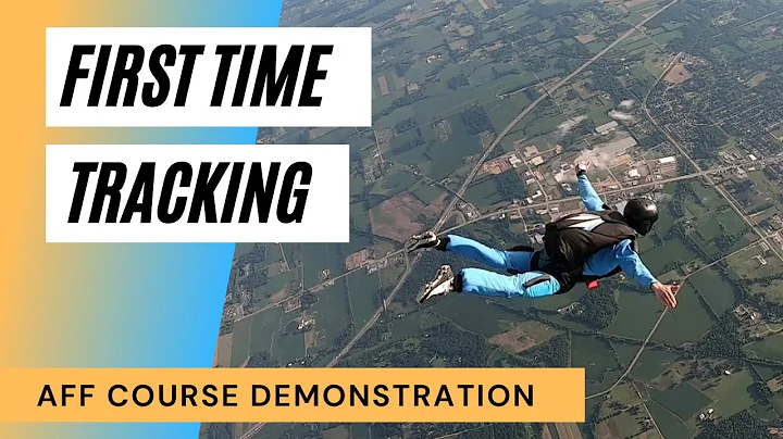 Becoming a skydiver | Learning how to track | Freefall course demonstration