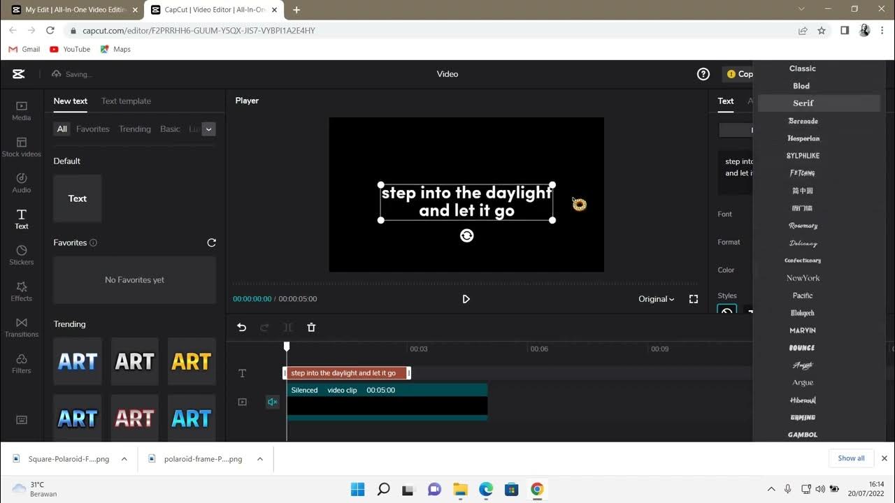 How To Create A Karaoke Video On CapCut Browser YouTube