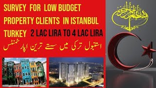 Survey for Low budget Properties in ISTANBUL Turkey ????