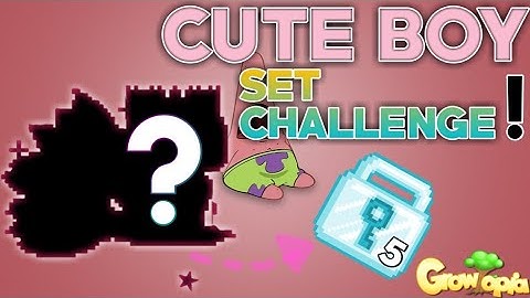 CUTE BOY Set Challenge ❗| Growtopia - Set Challenge #13