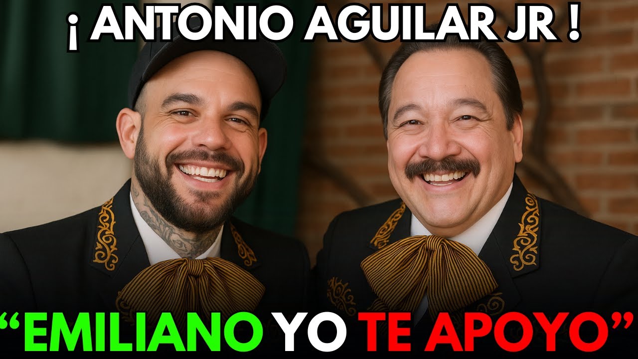 ANTONIO AGUILAR JR LE DEDICA EMOTIVA CANCIÓN A EMILIANO AGUILAR 